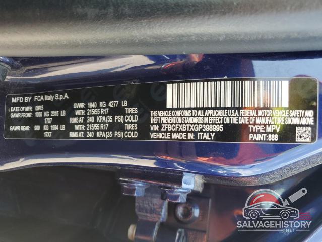 ZFBCFXBTXGP398995 2016 FIAT 500 photo no. 12