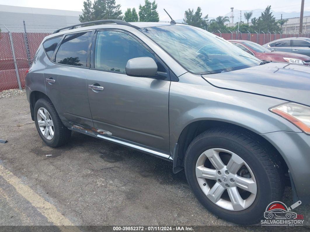 JN8AZ08W67W643354 2007 NISSAN MURANO photo no. 6