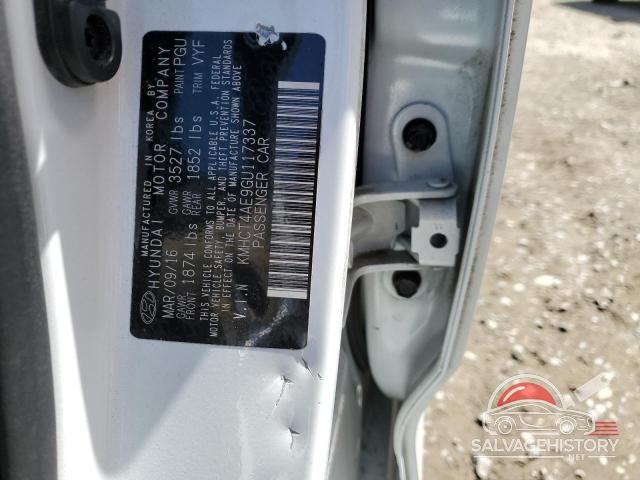 KMHCT4AE9GU117337 2016 HYUNDAI ACCENT photo no. 12