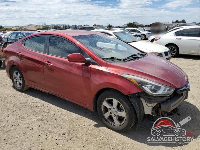 5NPDH4AE3EH460825 2014 HYUNDAI ELANTRA photo no. 4