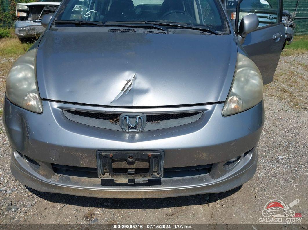 JHMGD37637S034462 2007 HONDA FIT photo no. 6
