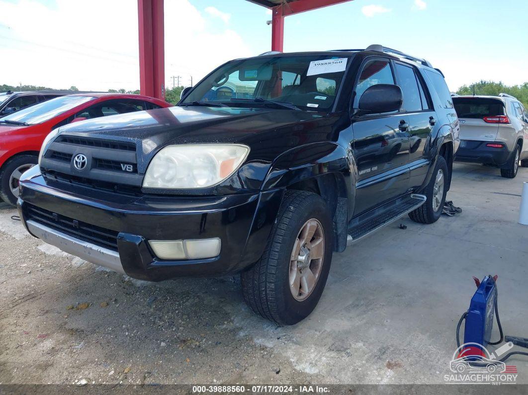JTEBT17R248014141 2004 TOYOTA 4RUNNER photo no. 2