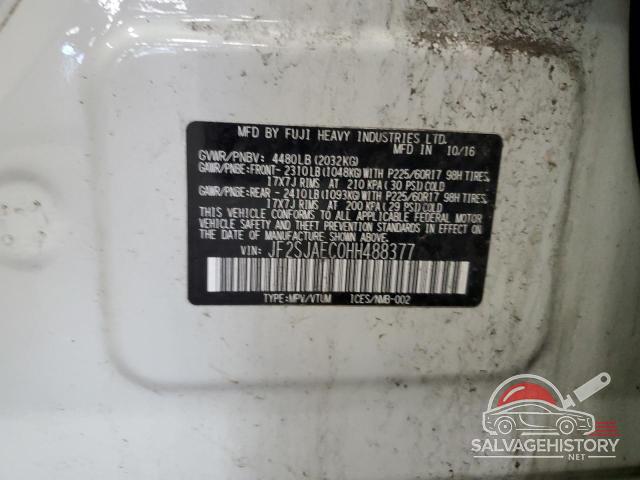 JF2SJAEC0HH488377 2017 SUBARU FORESTER photo no. 13