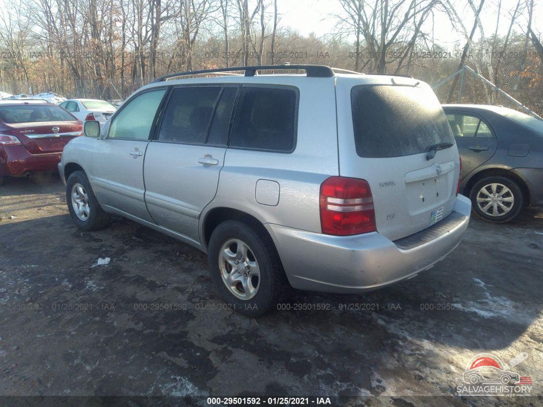 JTEGF21A510020175 2001 TOYOTA HIGHLANDER photo no. 3