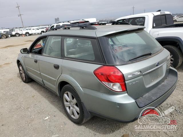 4S4BP61C897335457 2009 SUBARU OUTBACK photo no. 2