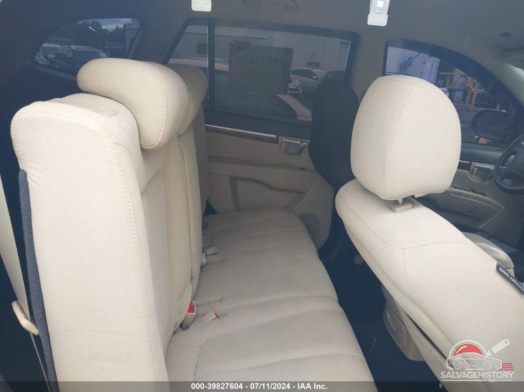 5NMSG73D28H169783 2008 HYUNDAI SANTA FE photo no. 8
