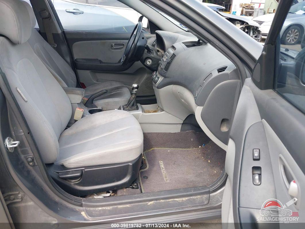 KMHDU46D99U665262 2009 HYUNDAI ELANTRA photo no. 5