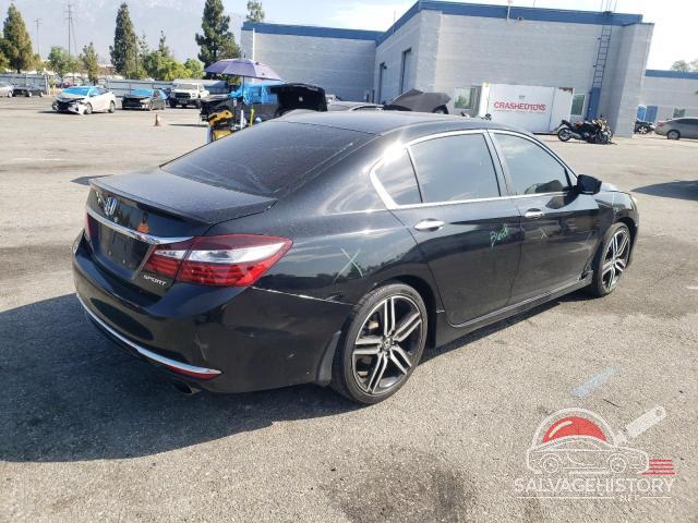 1HGCR2F52GA129851 2016 HONDA ACCORD photo no. 3