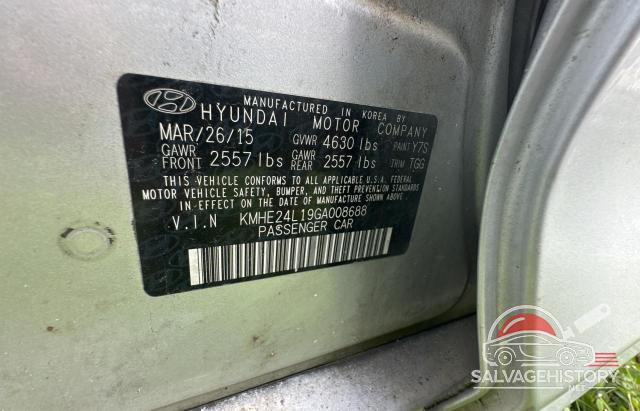 KMHE24L19GA008688 2016 HYUNDAI SONATA photo no. 10