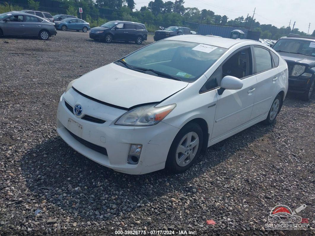 JTDKN3DU4B1467380 2011 TOYOTA PRIUS photo no. 2