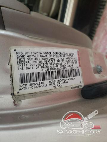 JT2BF28K8W0128223 1998 TOYOTA CAMRY photo no. 12