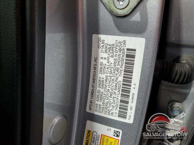 1HGCV1F11LA052273 2020 HONDA ACCORD photo no. 12