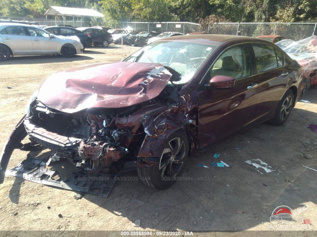 1HGCR2F34GA088976 2016 HONDA ACCORD SEDAN photo no. 2