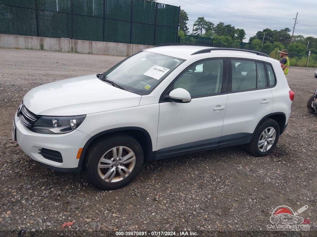 WVGBV7AX6GW604881 2016 VOLKSWAGEN TIGUAN photo no. 2