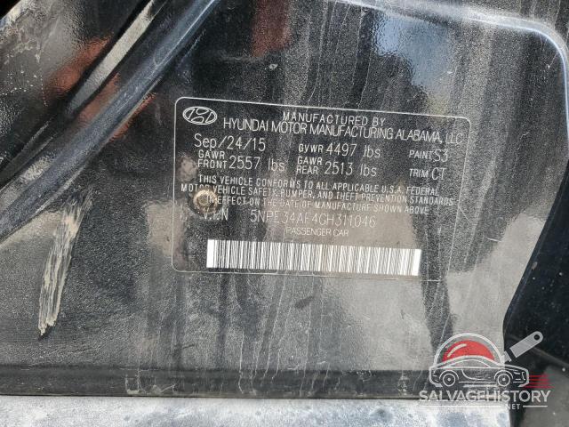 5NPE34AF4GH311046 2016 HYUNDAI SONATA photo no. 12