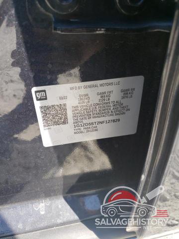 1G1ZD5ST2NF127829 2022 CHEVROLET MALIBU photo no. 12