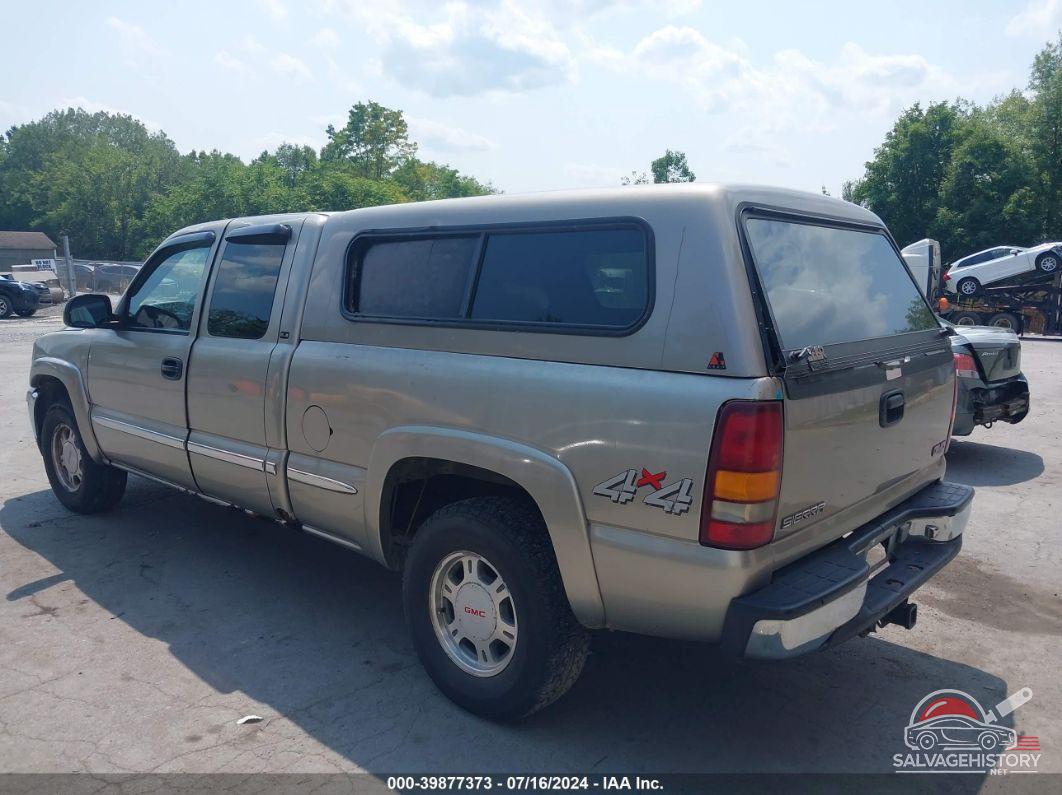 2GTEK19V311281382 2001 GMC SIERRA 1500 photo no. 3