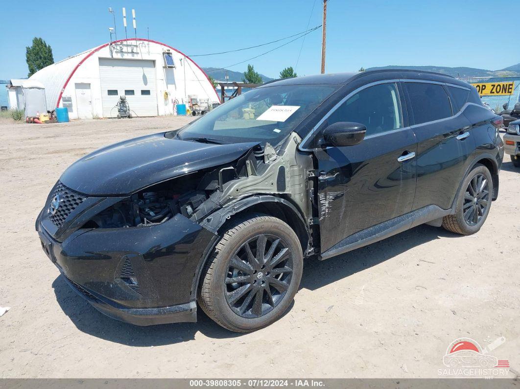 5N1AZ2BS7NC130699 2022 NISSAN MURANO photo no. 2