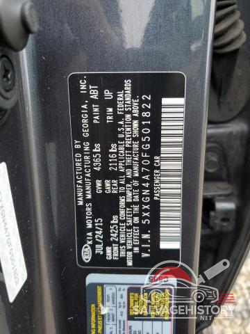 5XXGN4A70FG501822 2015 KIA OPTIMA photo no. 12