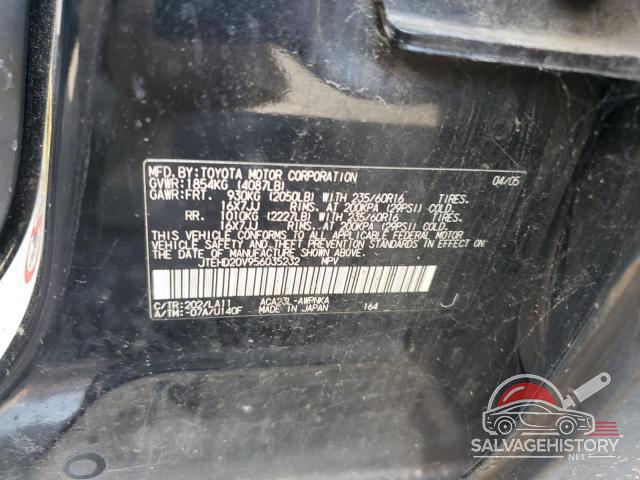 JTEHD20V956035232 2005 TOYOTA RAV4 photo no. 12