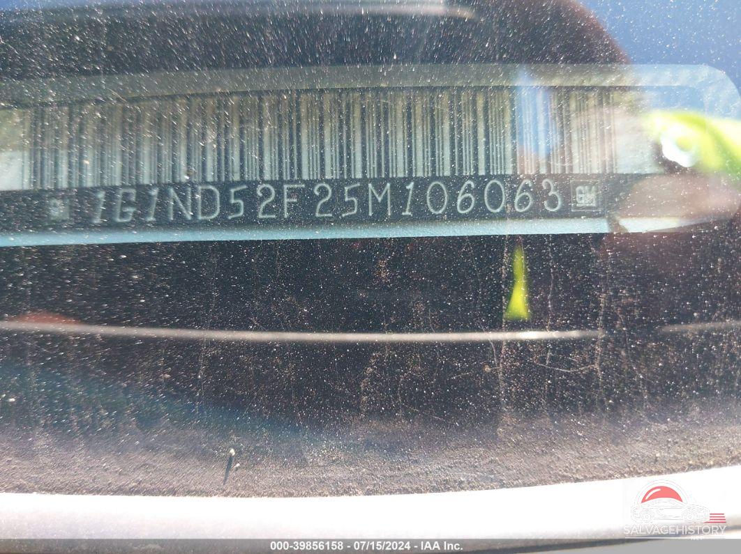 1G1ND52F25M106063 2005 CHEVROLET CLASSIC photo no. 9