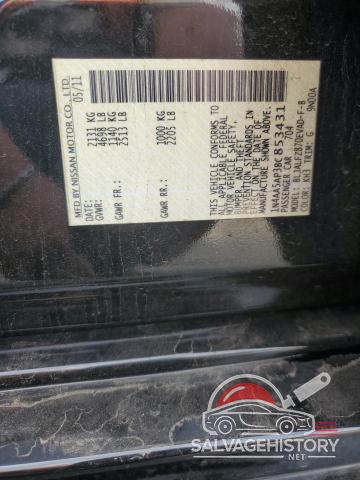 1N4AA5AP3BC853431 2011 NISSAN MAXIMA photo no. 13