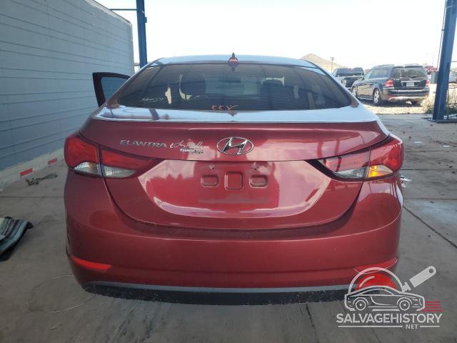5NPDH4AE6GH766548 2016 HYUNDAI ELANTRA photo no. 6