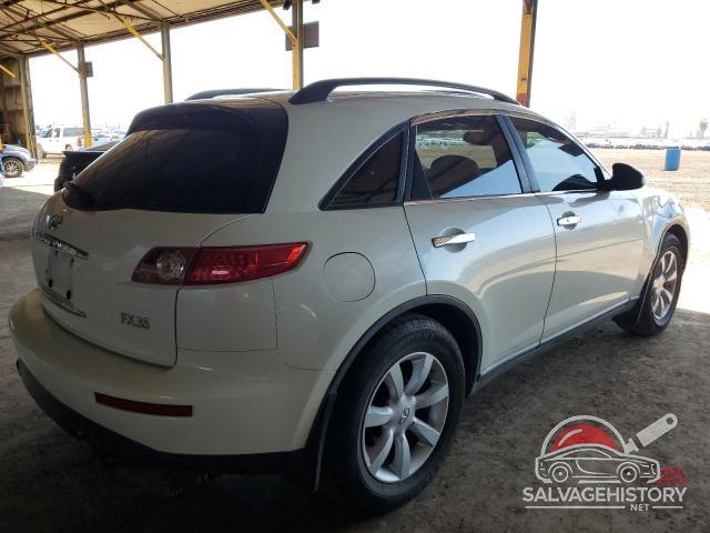 JNRAS08U05X109630 2005 INFINITI FX35 photo no. 3