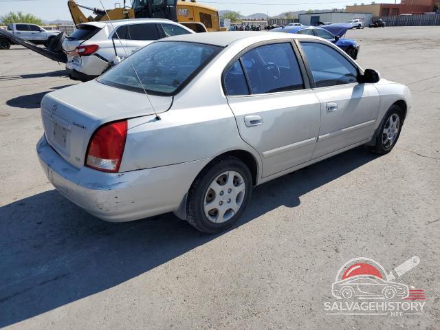 KMHDN45D72U432632 2002 HYUNDAI ELANTRA photo no. 3