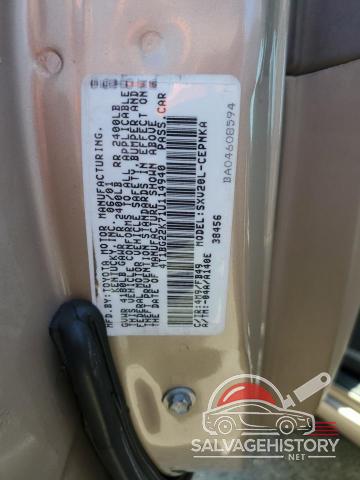 4T1BG22K71U114940 2001 TOYOTA CAMRY photo no. 13