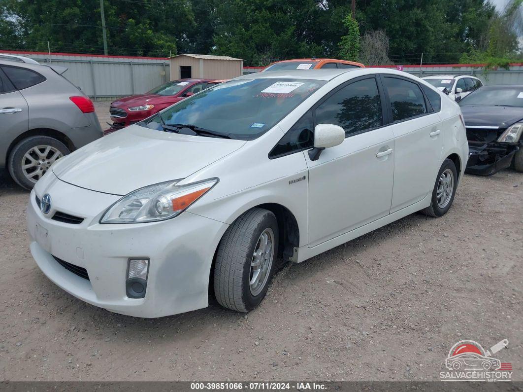 JTDKN3DU5B0261605 2011 TOYOTA PRIUS photo no. 2
