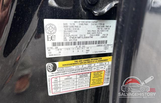 1FMJK1MT1LEB00796 2020 FORD EXPEDITION photo no. 10
