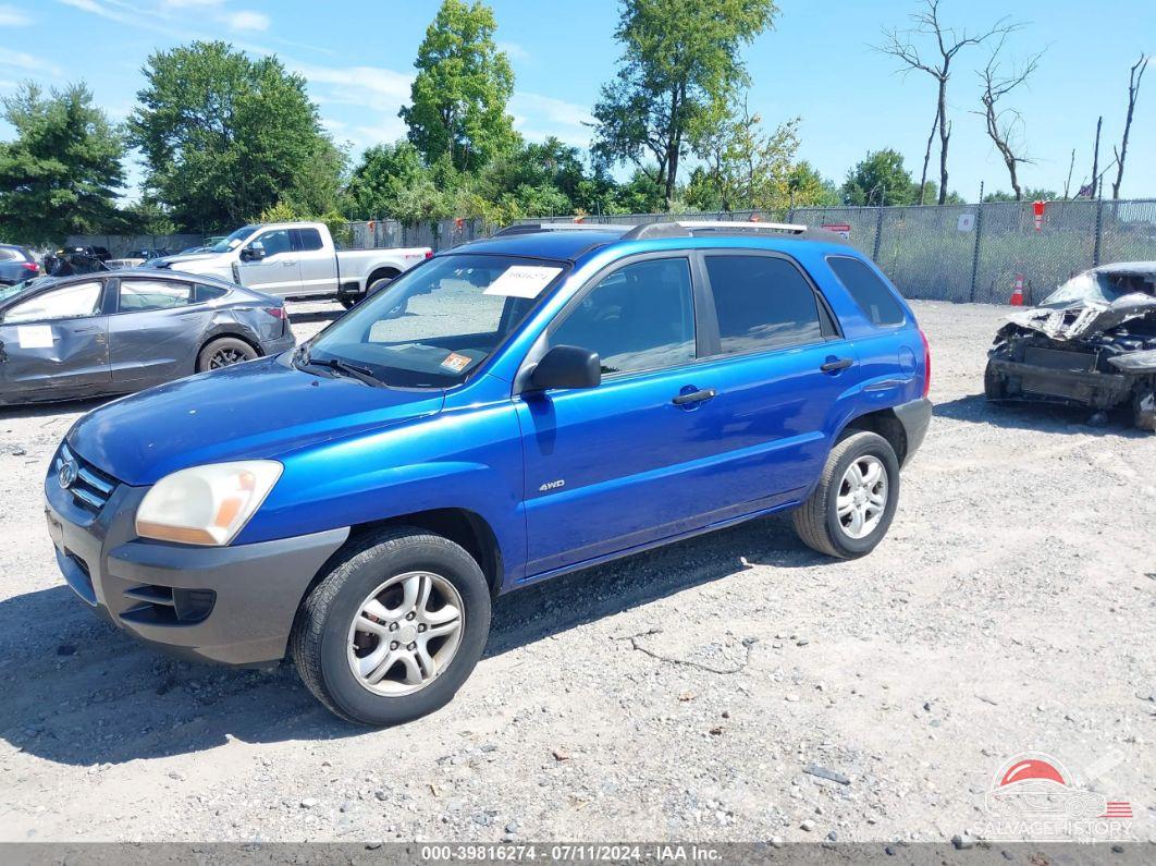 KNDJE723087477309 2008 KIA SPORTAGE photo no. 2
