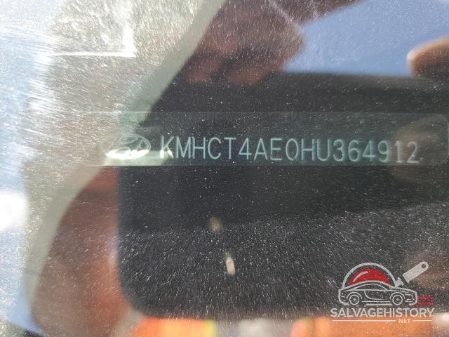 KMHCT4AE0HU364912 2017 HYUNDAI ACCENT photo no. 10