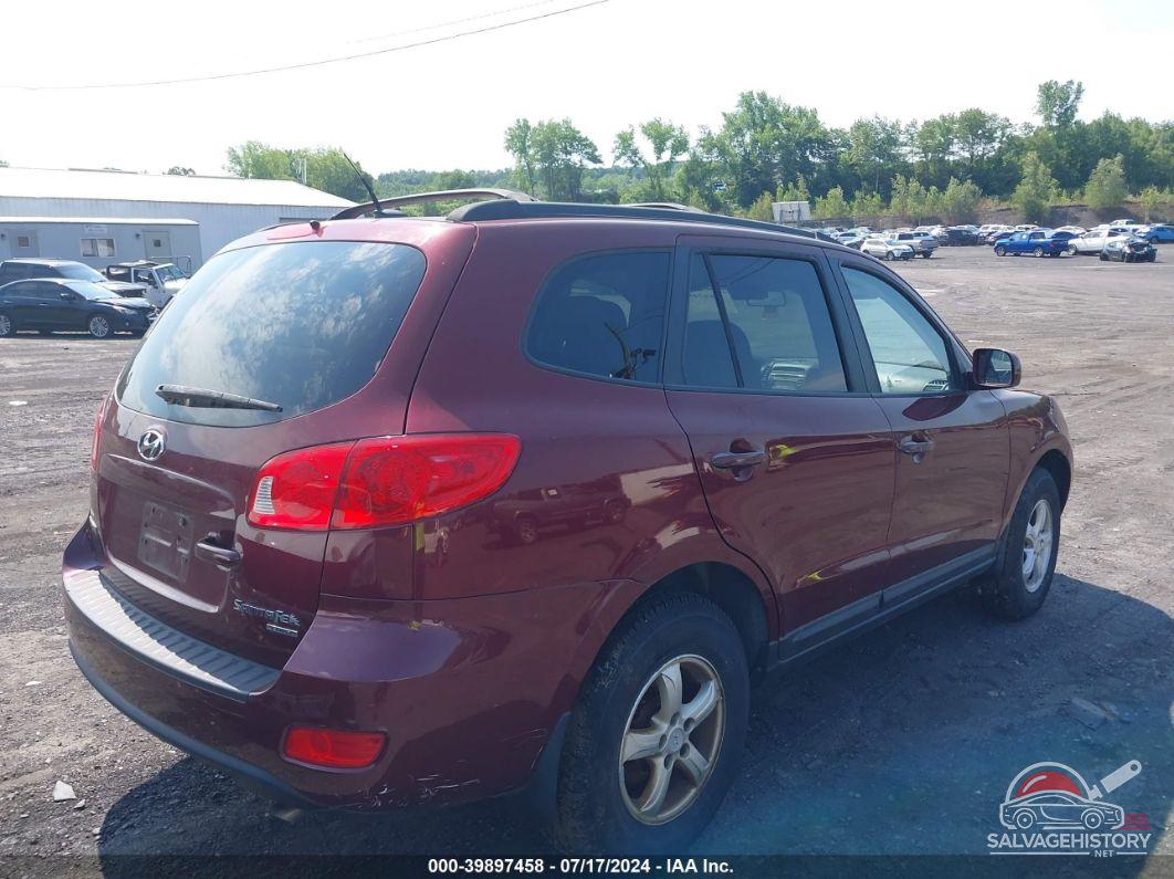 5NMSG73D28H153308 2008 HYUNDAI SANTA FE photo no. 4
