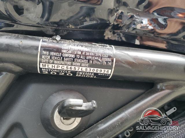 MLHPC5657L5300936 2020 HONDA CM CYCLE photo no. 8