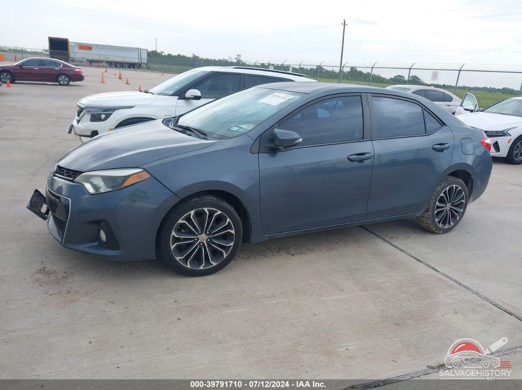 5YFBURHE5FP322441 2015 TOYOTA COROLLA photo no. 2