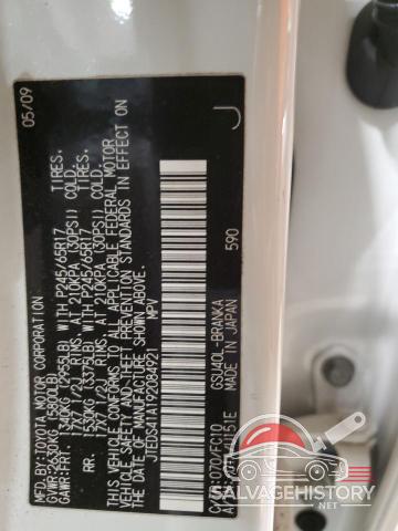 JTEDS41A192084921 2009 TOYOTA HIGHLANDER photo no. 13