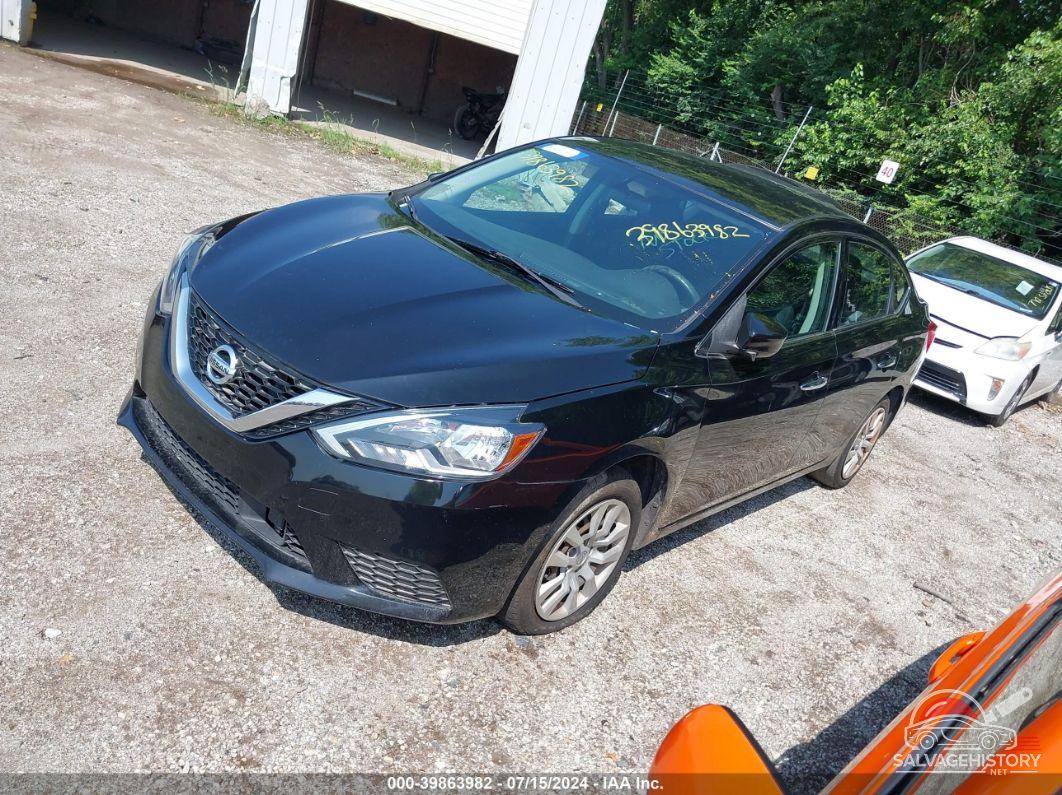 3N1AB7AP1KY242326 2019 NISSAN SENTRA photo no. 2