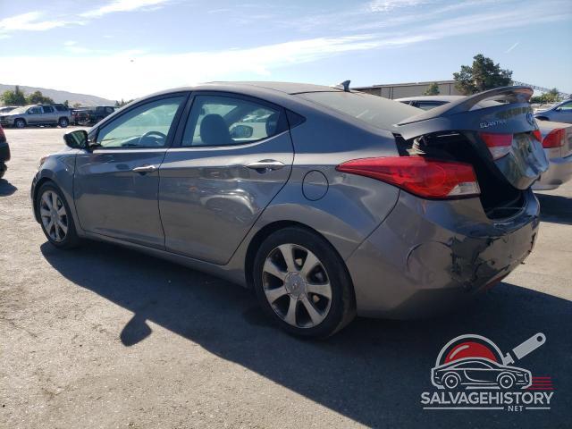 5NPDH4AE5DH307569 2013 HYUNDAI ELANTRA photo no. 2