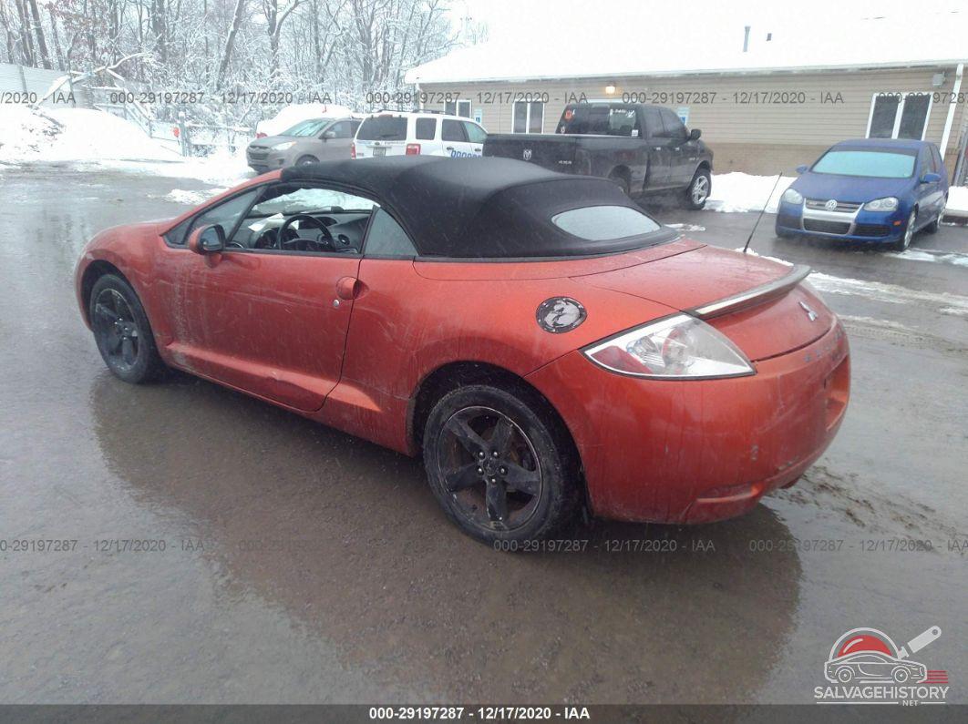 4A3AL25F87E016865 2007 MITSUBISHI ECLIPSE photo no. 3