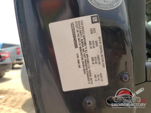 1G2ZG558064259365 2006 PONTIAC G6 photo no. 12