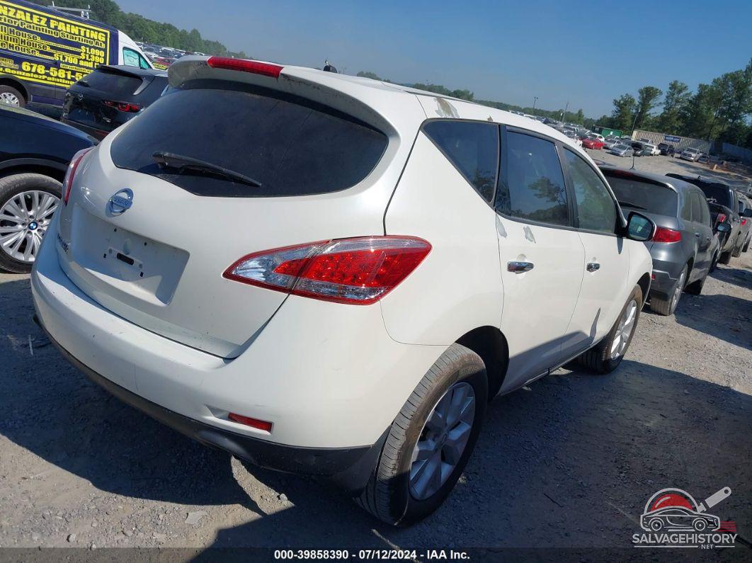 JN8AZ1MU7CW111454 2012 NISSAN MURANO photo no. 4