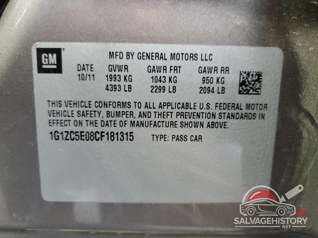 1G1ZC5E08CF181315 2012 CHEVROLET MALIBU photo no. 13