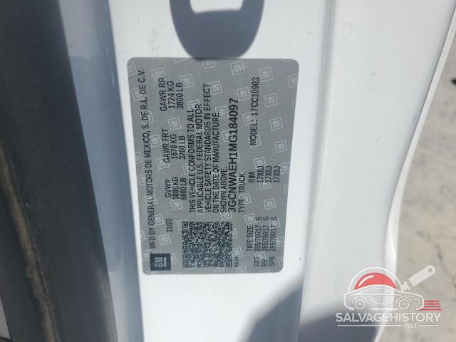 3GCNWAEH1MG184097 2021 CHEVROLET ALL Models photo no. 12