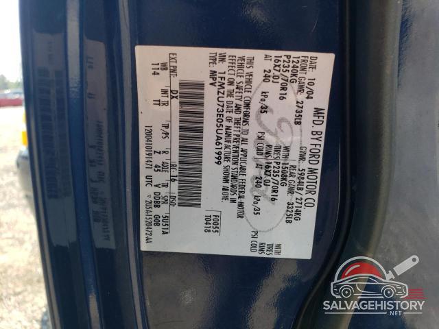 1FMZU73E05UA61999 2005 FORD EXPLORER photo no. 13