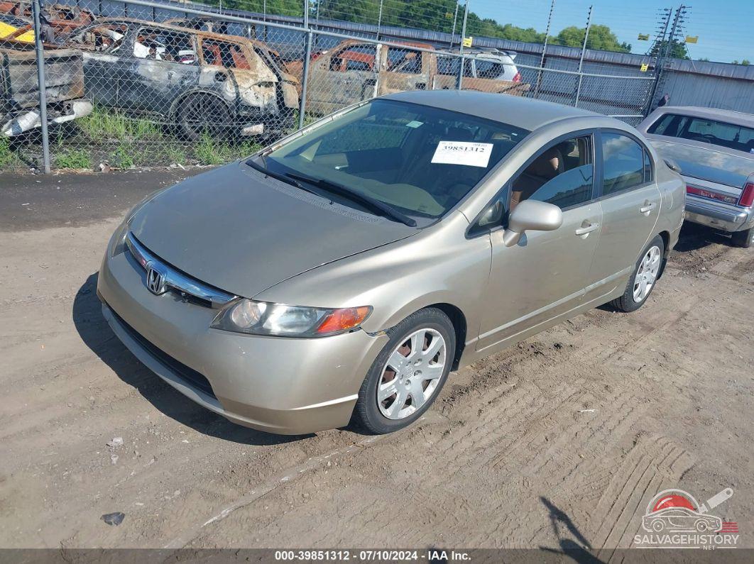 1HGFA16567L045244 2007 HONDA CIVIC photo no. 2