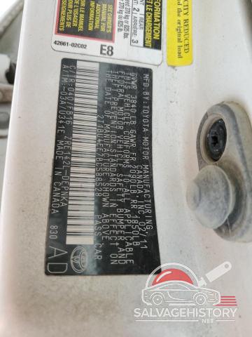 2T1BU4EE7BC588528 2011 TOYOTA COROLLA photo no. 12
