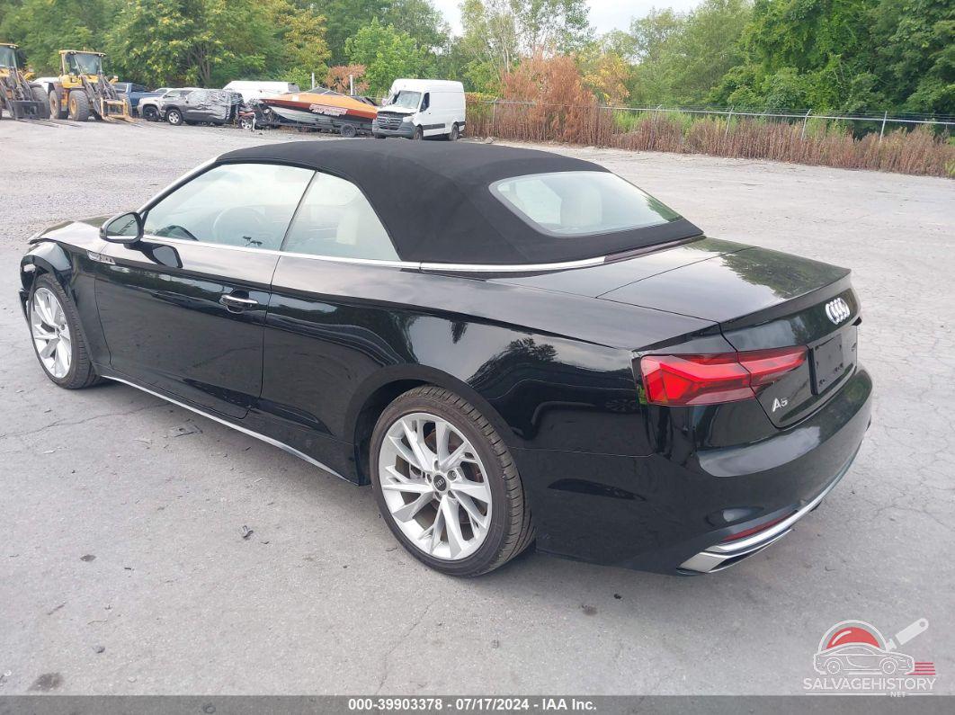 WAU2AGF50NN007586 2022 AUDI A5 CABRIOLET photo no. 3