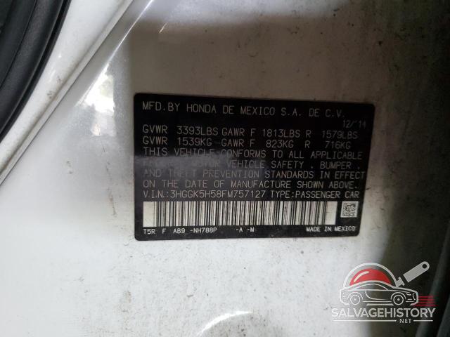 3HGGK5H58FM757127 2015 HONDA FIT photo no. 12